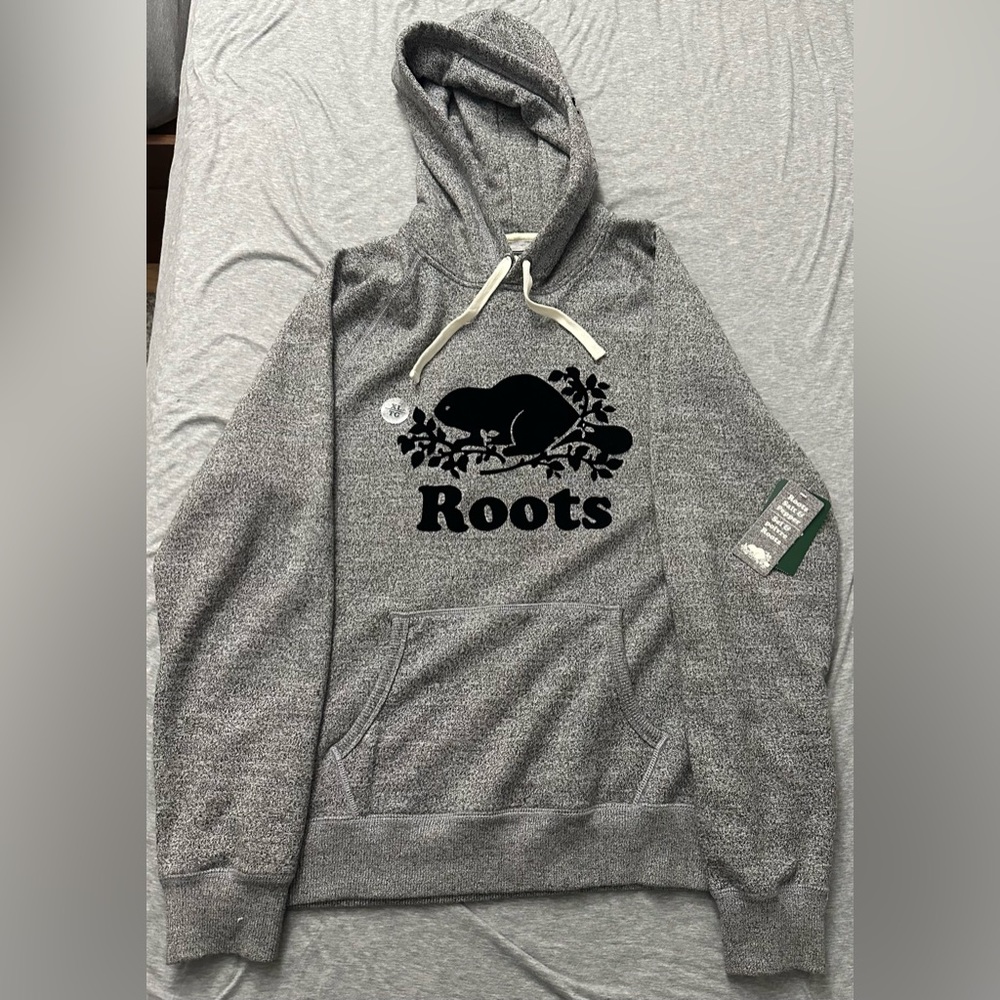 Brand New Roots Salt and Pepper Kanga Hoodie - XL